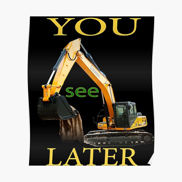 Rc Excavator Toy Posters for Sale | Redbubble Rc Excavator Toy Posters for Sale | Redbubble