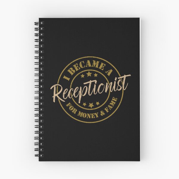 Item preview, I Became A Receptionist For Money And Fame - Funny Receptionist Quote Gift Idea For Men and Womens designed and sold by Mmmm3344.