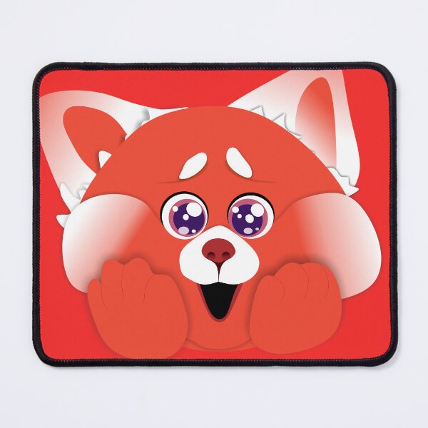 Item preview, turning red, fluffy red panda  designed and sold by Cassia Leandra.