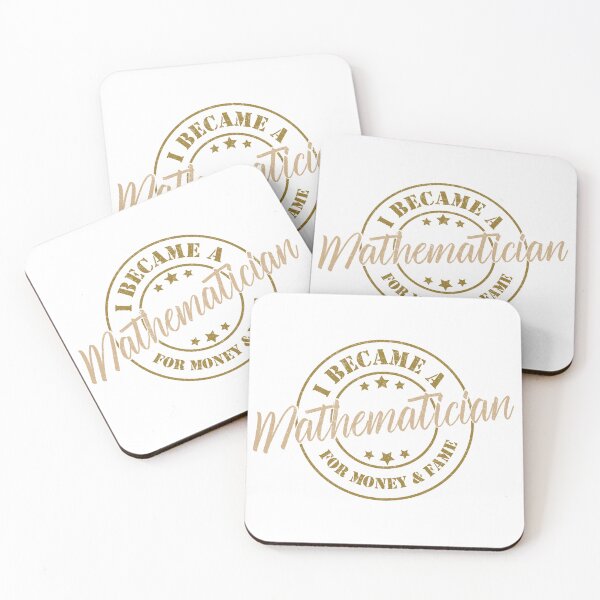 Item preview, I Became A Mathematician For Money And Fame - Funny Mathematician Quote Gift Idea For Men and Womens designed and sold by Mmmm3344.