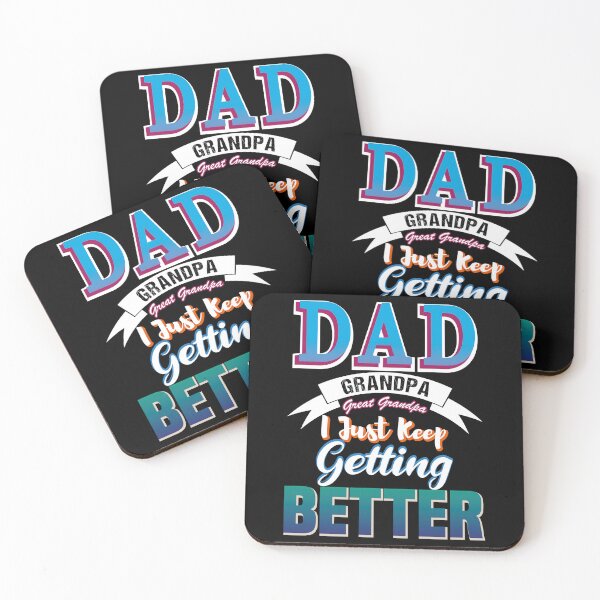 Item preview, Dad Grandpa Great Grandpa I Just Keep Getting Better retro style designed and sold by TheBest94.