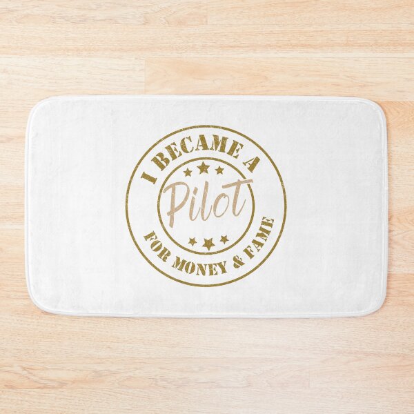 Item preview, I Became A Pilot For Money And Fame - Funny Pilot Quote Gift Idea For Men and Womens designed and sold by Mmmm3344.