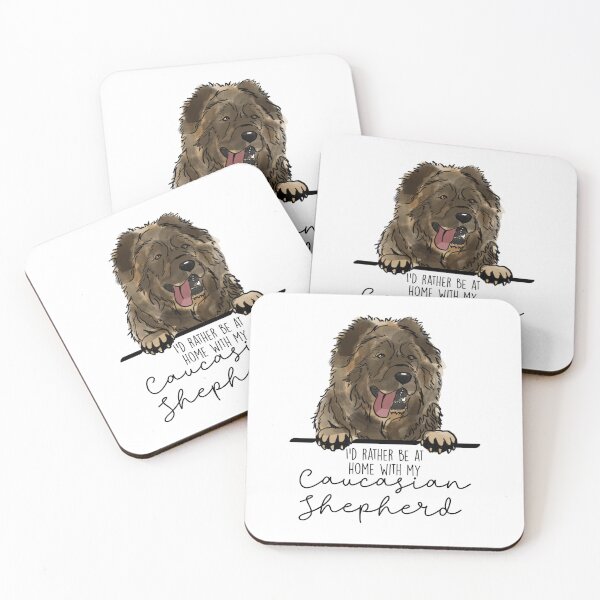 Item preview, I’d rather be at home with my Caucasian shepherd designed and sold by Little Fuzz Shop.