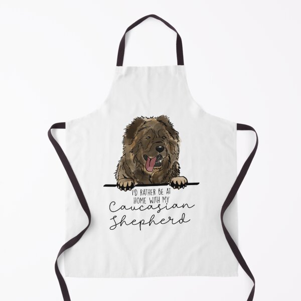 Item preview, I’d rather be at home with my Caucasian shepherd designed and sold by Little Fuzz Shop.
