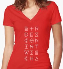 Ability - Dungeons & Dragons Line Art Series Women's Fitted V-Neck T-Shirt