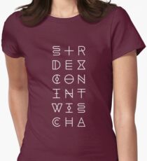 Ability - Dungeons & Dragons Line Art Series Women's Fitted T-Shirt