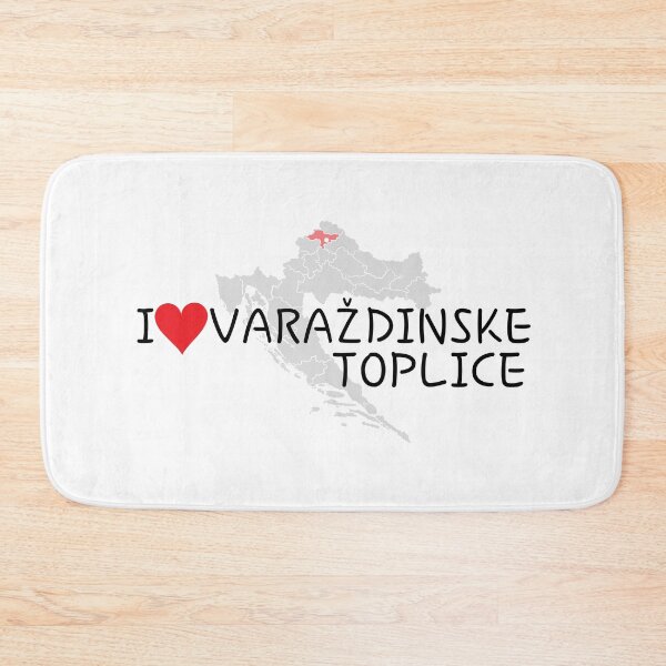 Artikelvorschau, "Ich liebe Varaždinske Toplice" entworfen und verkauft von MC Art Studio.