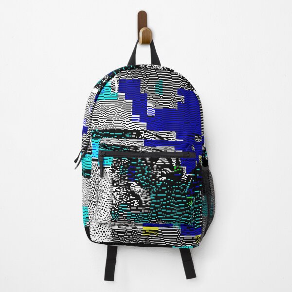 Item preview, Glitchy Bits Blue - dither on early tech designed and sold by Plastic Memory Archive.