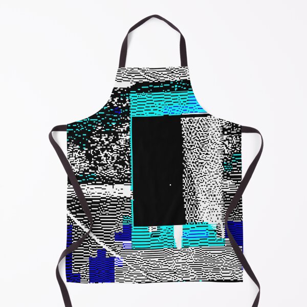 Item preview, Glitchy Bits Blue - dither on early tech designed and sold by Plastic Memory Archive.