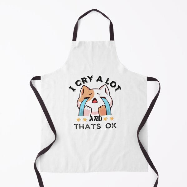 Item preview, i cry a lot and thats ok - with cat and black and yellow colors designed and sold by sama-stylish.