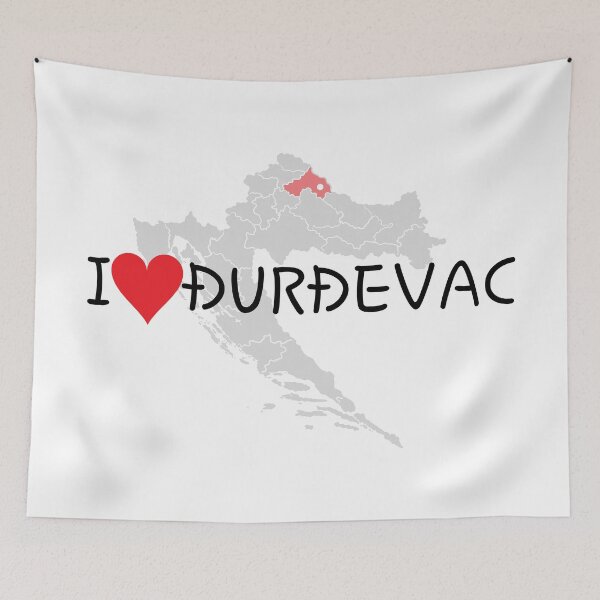 Item preview, "I Love Đurđevac" designed and sold by MC Art Studio.