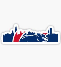 Chicago Cubs Skyline Sticker