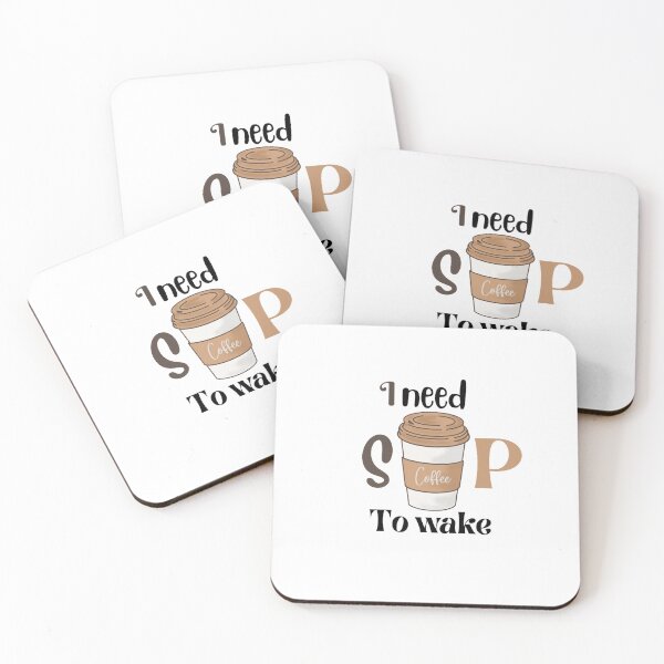 Item preview, I need sip of coffee to wake ⏰ designed and sold by tatouma-shopp.