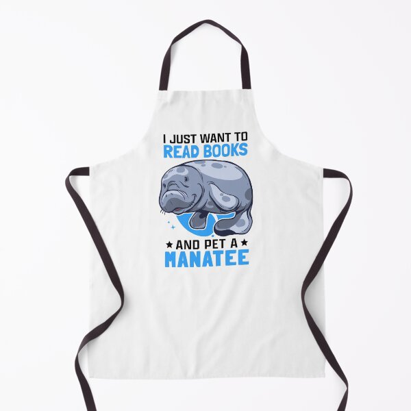 Item preview, manatees and books manatee marine mammal sea cow designed and sold by madgrfx.