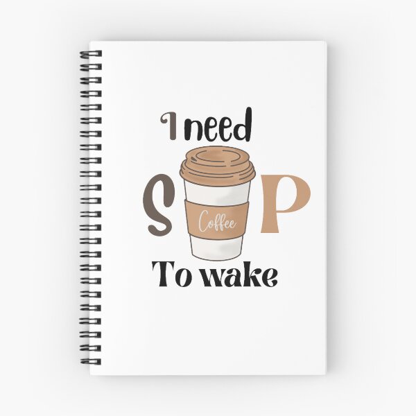 Item preview, I need sip of coffee to wake ⏰ designed and sold by tatouma-shopp.