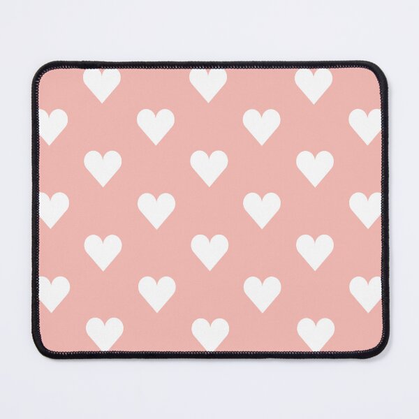 Item preview, Medium WHITE & BABY PINK LOVE HEARTS designed and sold by RachelMacht.