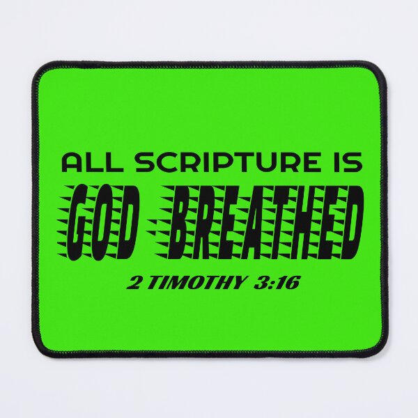 Item preview, All Scripture Is God Breathed. Bible Verse 2 Timothy 3:16 designed and sold by Roland1980.