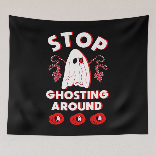 Item preview, Stop ghosting around ghost rosary funny designed and sold by vibeno1.