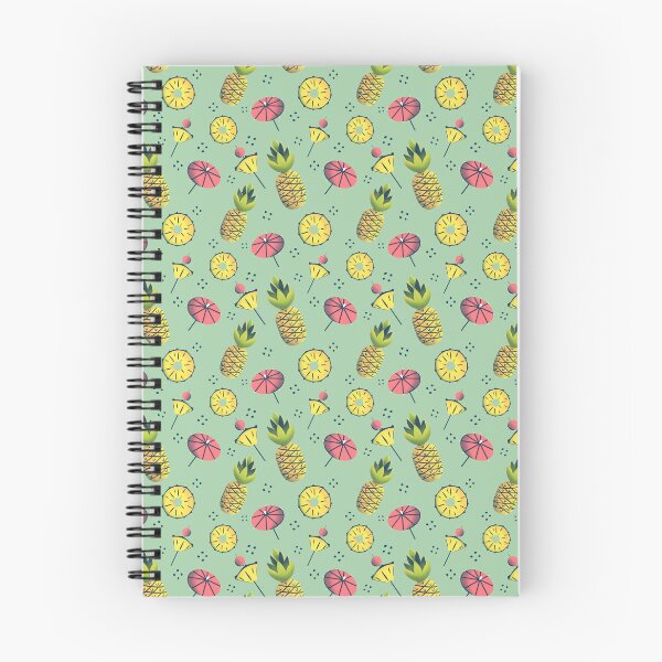 Item preview, Tropical Pineapple Cocktail Drink Culture Hawaiian Vibes Repeat Pattern designed and sold by ksrogersdesigns.