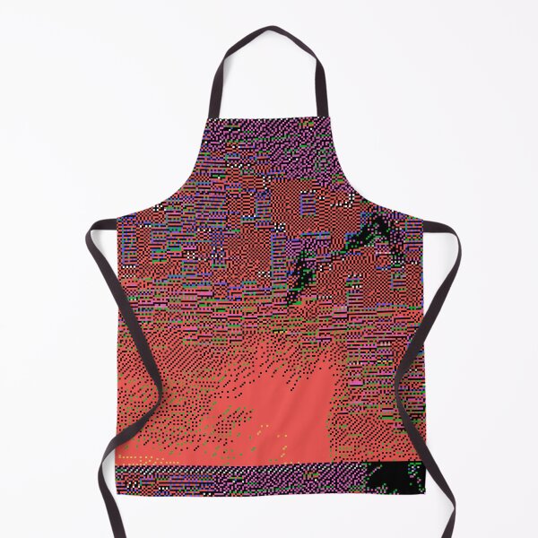 Item preview, Glitchy Bits Red - dither on early tech designed and sold by Plastic Memory Archive.