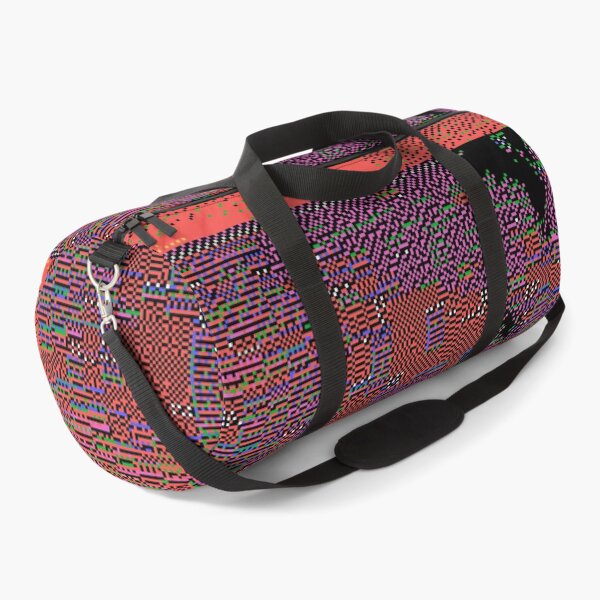 Item preview, Glitchy Bits Red - dither on early tech designed and sold by Plastic Memory Archive.