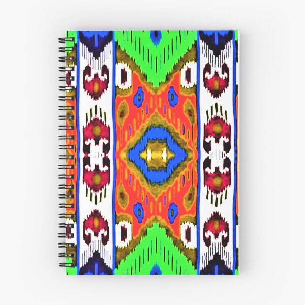 Item preview, Uzbek Ikat colorful designs ikat patterns, Uzbek Ikat designs designed and sold by LeFabriqueOuz.