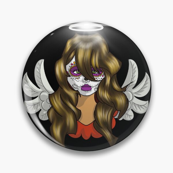 Item preview, Linda angel sugar skull designed and sold by KabronX.