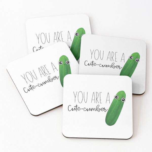 Item preview, You are a cute-cumber pun designed and sold by TheTeachersRoom.