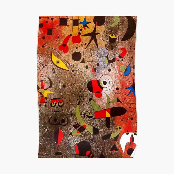 joan miro Poster