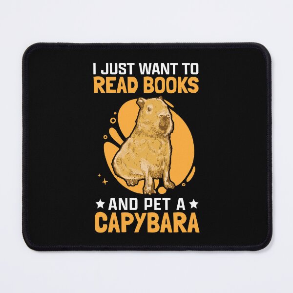 Item preview, Petting capybaras and reading books Capybara designed and sold by madgrfx.