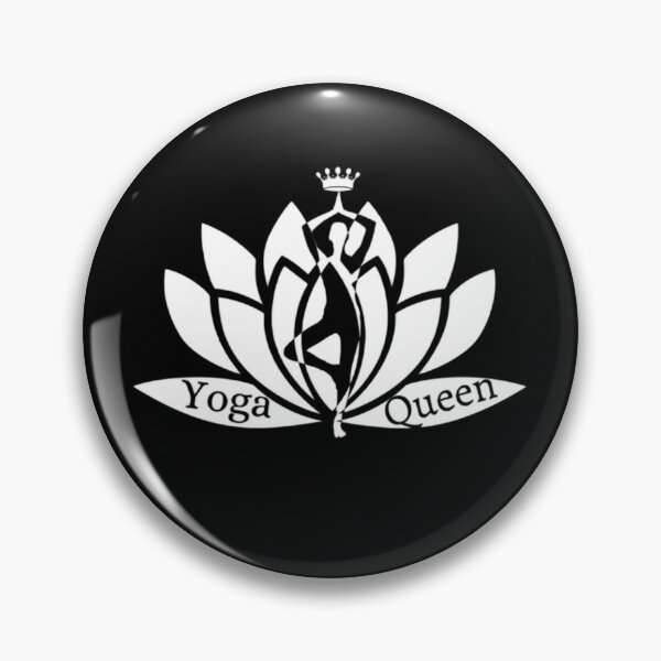 Item preview, YOGA QUEEN BLACK AND WHITE COLOR DESIGN designed and sold by mystylecorner.