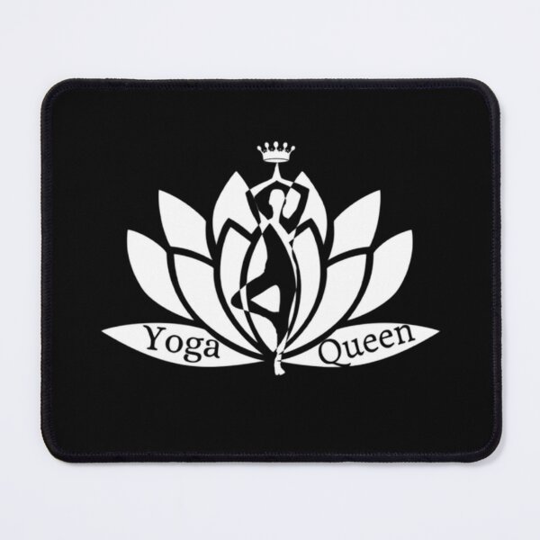 Item preview, YOGA QUEEN BLACK AND WHITE COLOR DESIGN designed and sold by mystylecorner.