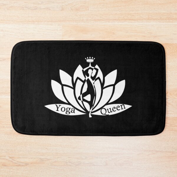 Item preview, YOGA QUEEN BLACK AND WHITE COLOR DESIGN designed and sold by mystylecorner.