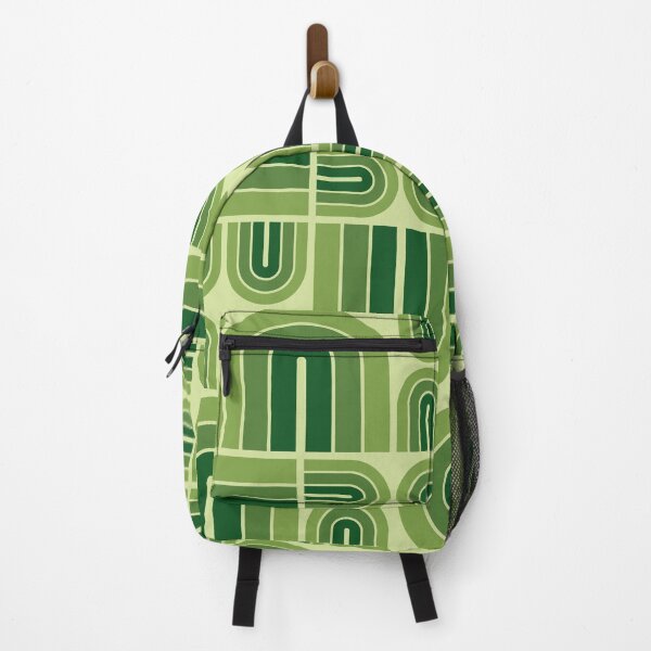 Item preview, Retro Geometric Gradated Arch Pattern Green designed and sold by tonymagnerart.
