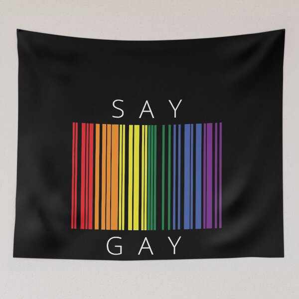 Item preview, Say Gay Barcode designed and sold by koenluipaard.
