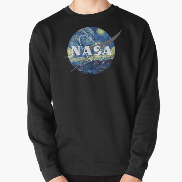 Nasa Logo Van Gogh Pullover Sweatshirt