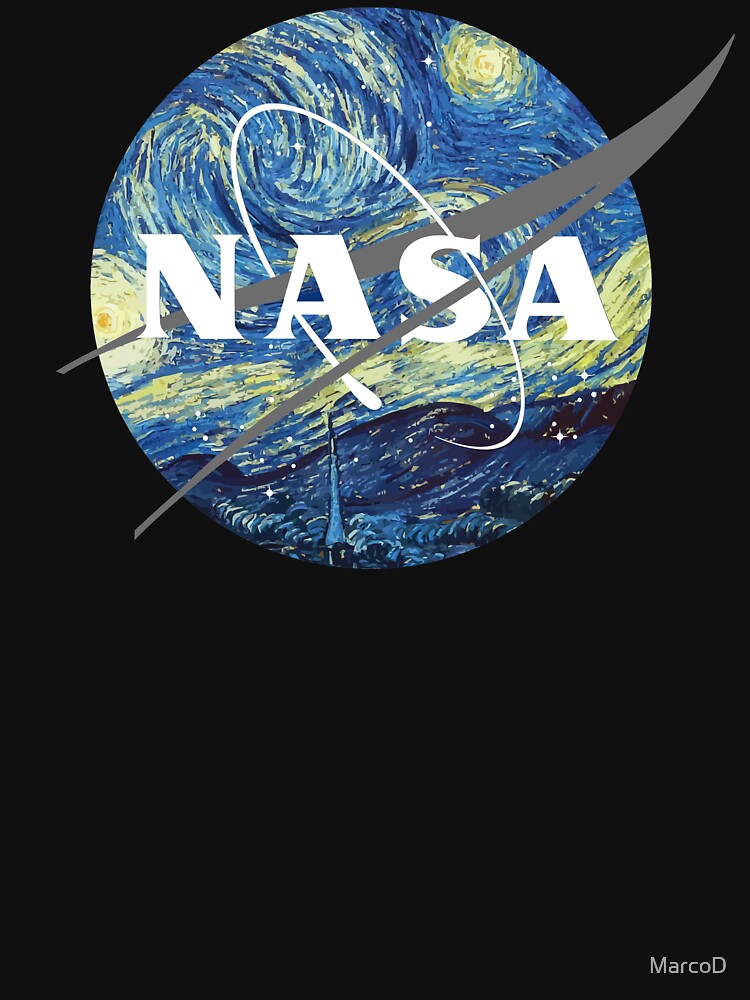 Nasa Logo Van Gogh by MarcoD