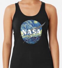 Camiseta de tirantes para mujer Logo de la NASA Van Gogh