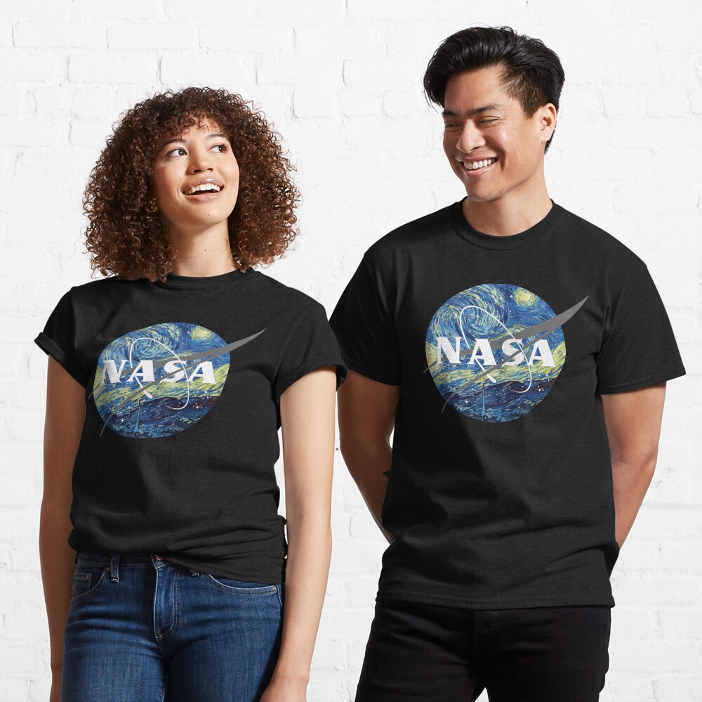 Nasa Logo Van Gogh Classic T-Shirt