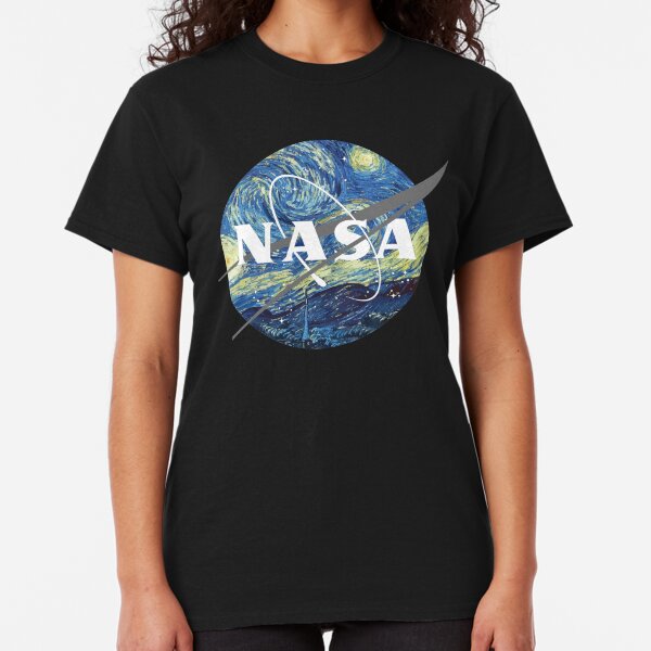 Nasa Logo Van Gogh Classic T-Shirt