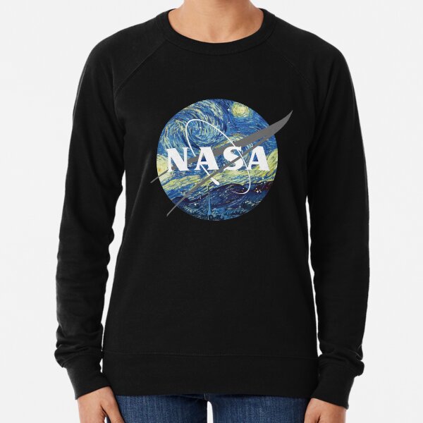 Nasa Logo Van Gogh Lightweight Sweatshirt