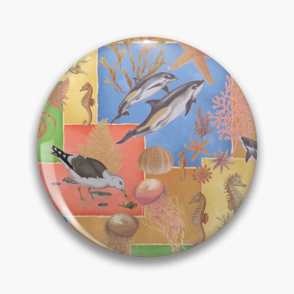 Item preview, Coastal sea-life patchwork. designed and sold by SandraPDesigns.