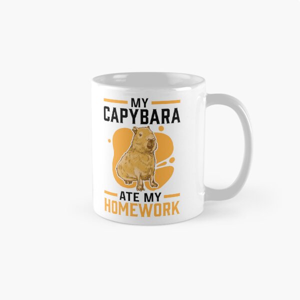 Item preview, Capybara homework eaten capybara designed and sold by madgrfx.