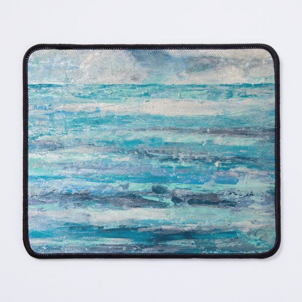 Item preview, Seascape Turquoise Water Ocean abstract designed and sold by robinpaints.
