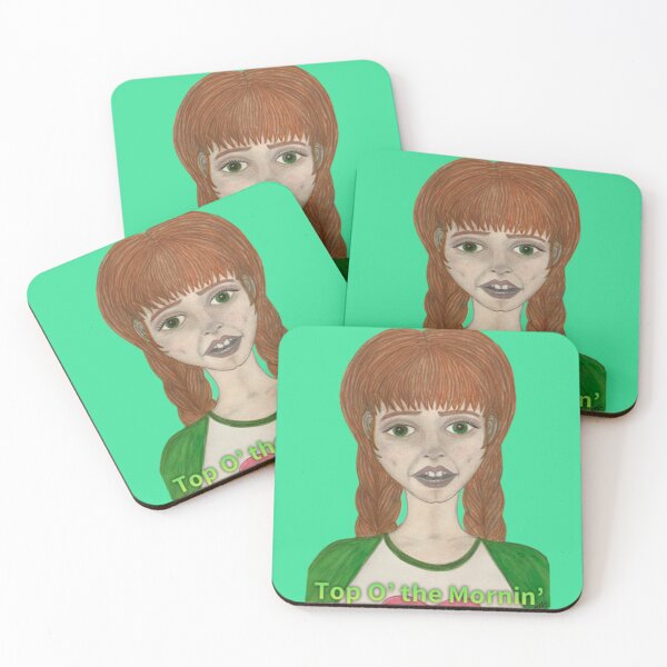 Item preview, Lass With Red Hair and Green Eyes, Top O’ the Mornin’ designed and sold by LuvbuzzArt.