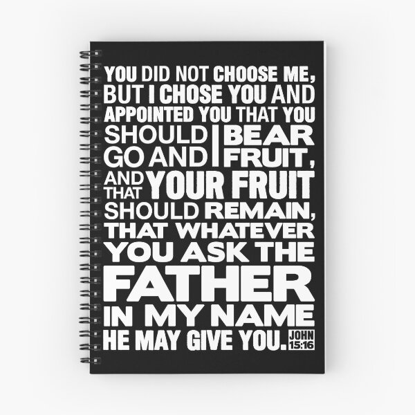 Item preview, John 15:16 Ask The Father In My Name designed and sold by plushism.