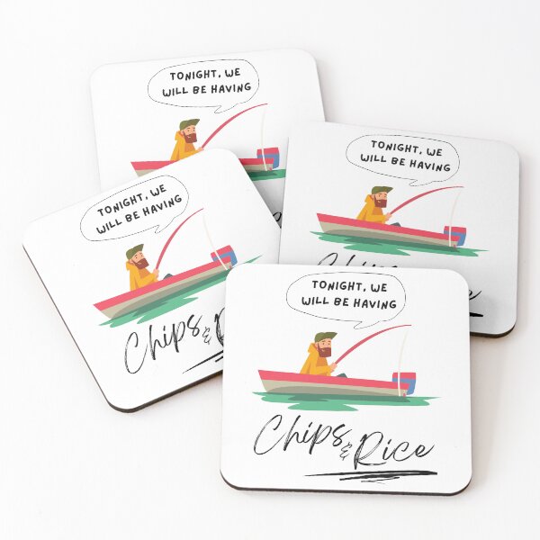 Item preview, Tonight we will be having chips and rice fishing designed and sold by 133DandC.