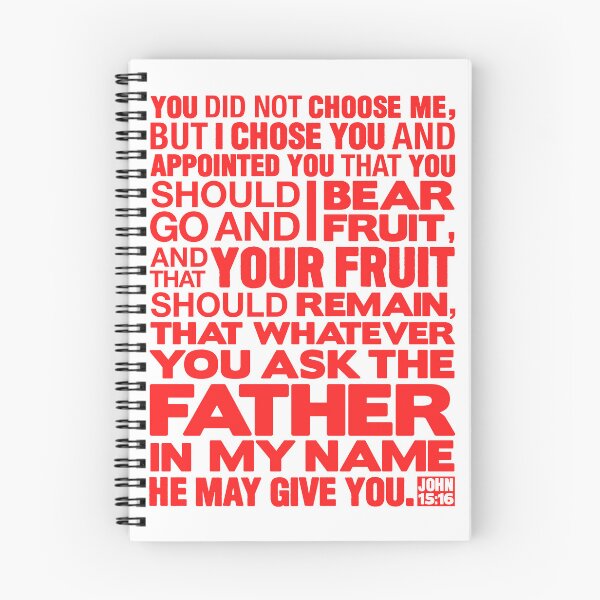 Item preview, John 15:16 Ask The Father In My Name designed and sold by plushism.