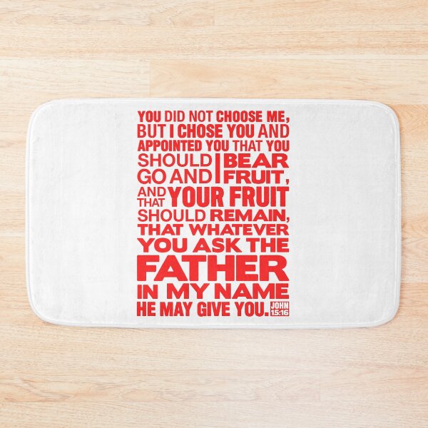 Item preview, John 15:16 Ask The Father In My Name designed and sold by plushism.