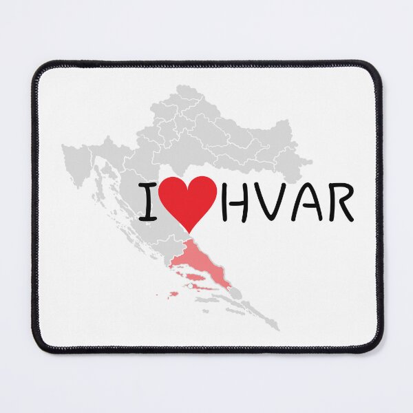 Item preview, "I Love Hvar" designed and sold by MC Art Studio.